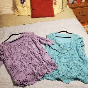 Roamans Crochet Sweater Bundle